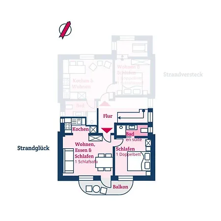 Altes Kapitänshaus - Strandglück *